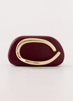 Avenna Clutch Bag - Maroon
