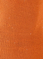 Delfina Cowl Knit Maxi Dress - Orange