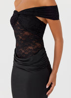 Either Way Maxi Dress - Black
