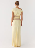 Like Honey Maxi Dress - Butter Yellow