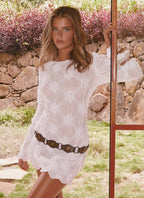 Mia Long Sleeve Dress - Ivory