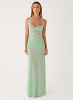 Mirabella Maxi Dress - Aqua