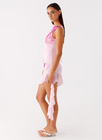 Normandy Mini Dress - Pastel Pink