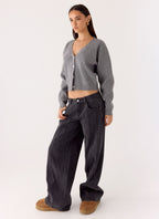 Orla Knit Sweater - Grey