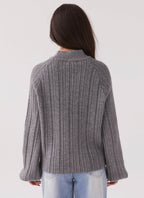 Riley Knit Sweater - Storm Grey